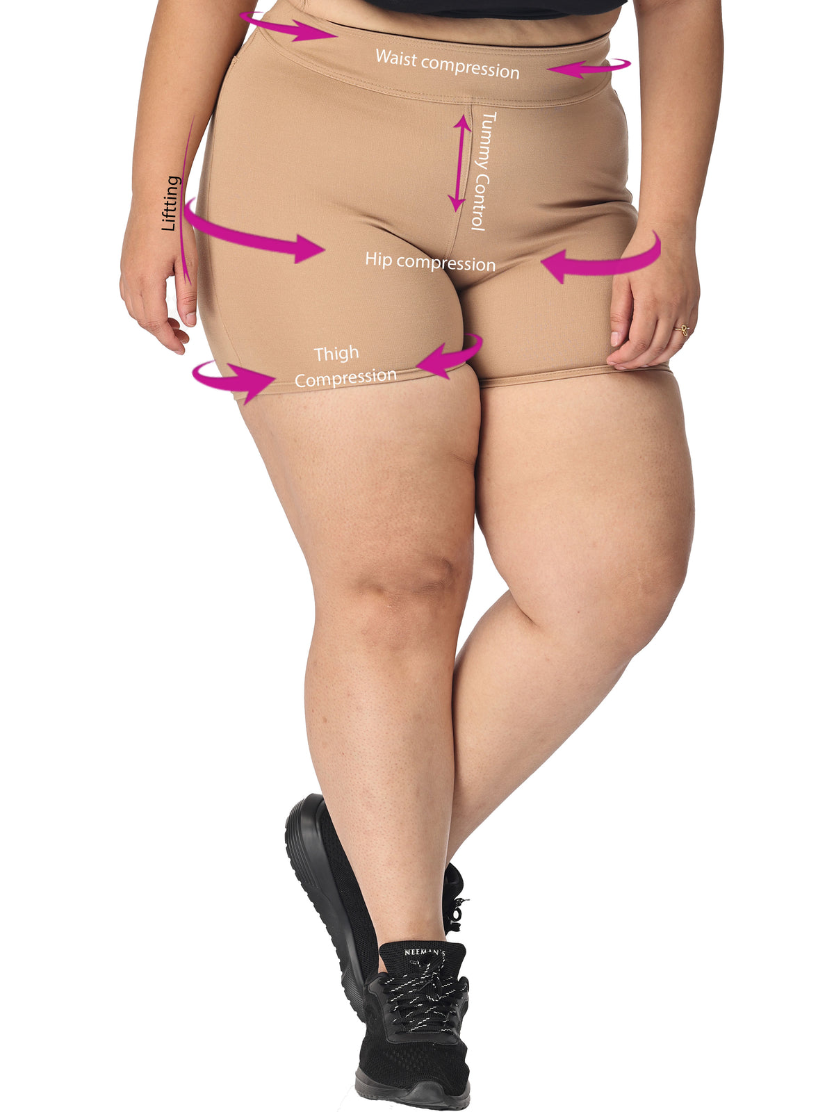 Plus Size Tummy Tucker Shorts